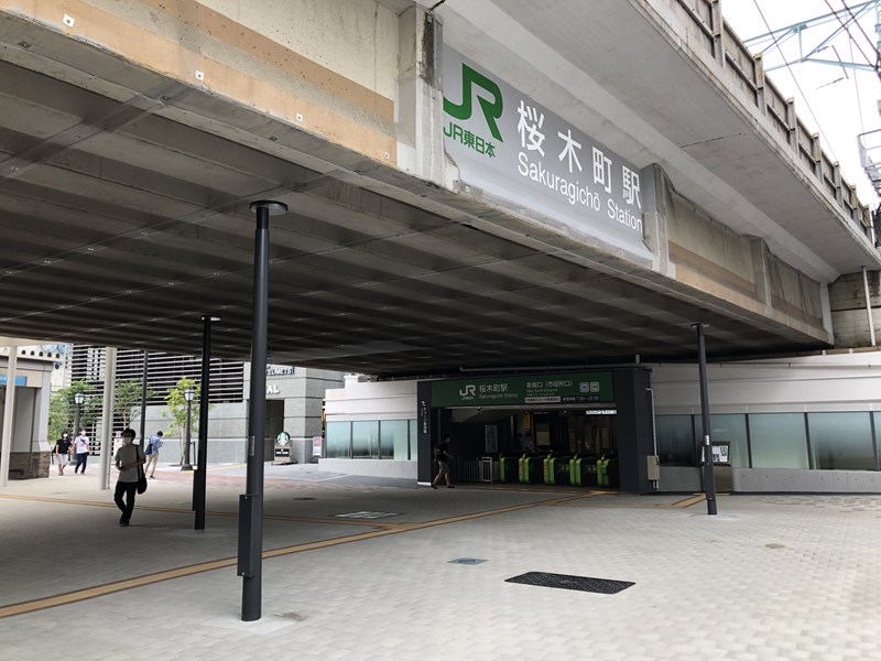 JR桜木町駅にできた新しい改札の新南口（市役所口）写真