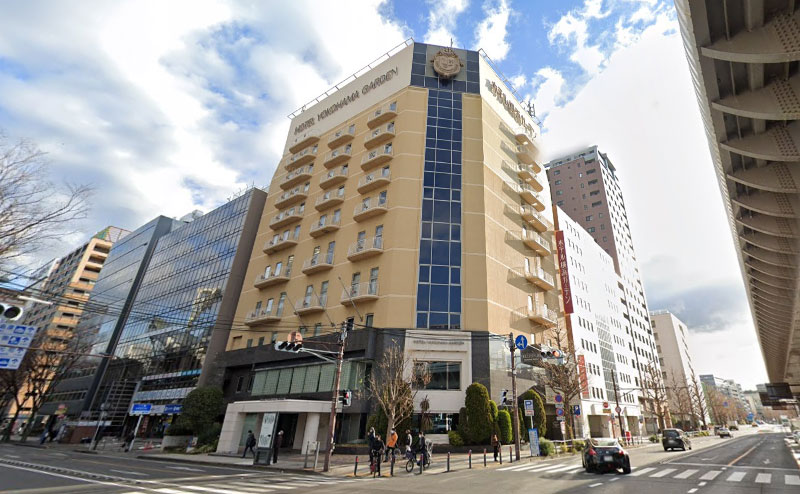 閉館したホテル横浜ガーデンの外観写真