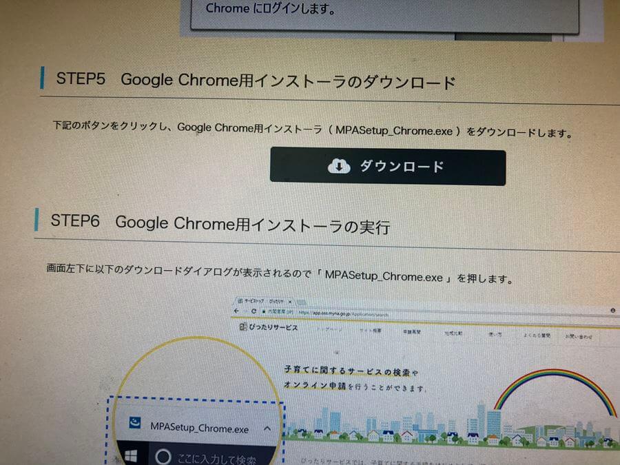 Google Chrome用マイナポータルAP