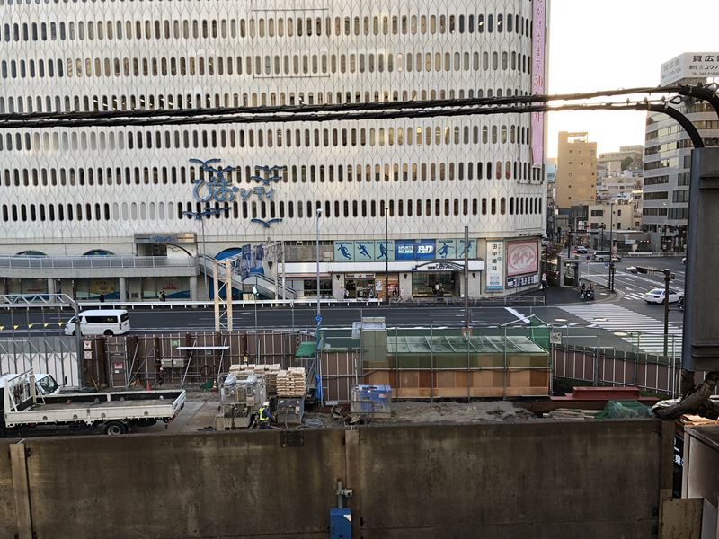 桜木町駅に作られている新しい改札
