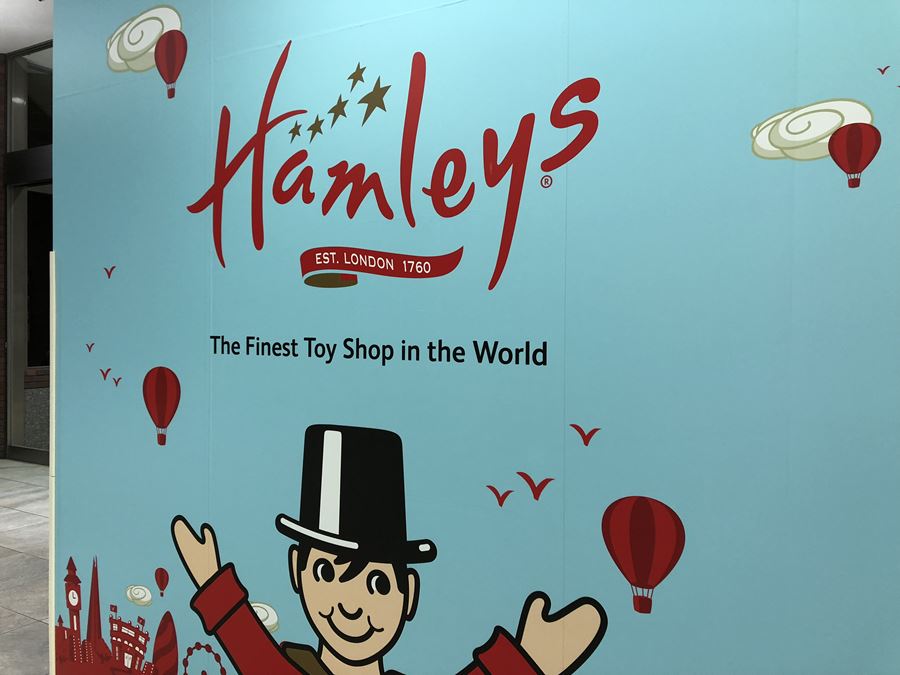 みなとみらいのワールドポーターズに新しく入る玩具店「ハムリーズ」