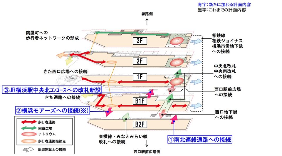 横浜駅の新たなランドマーク「JR横浜タワー」の外観イメージ