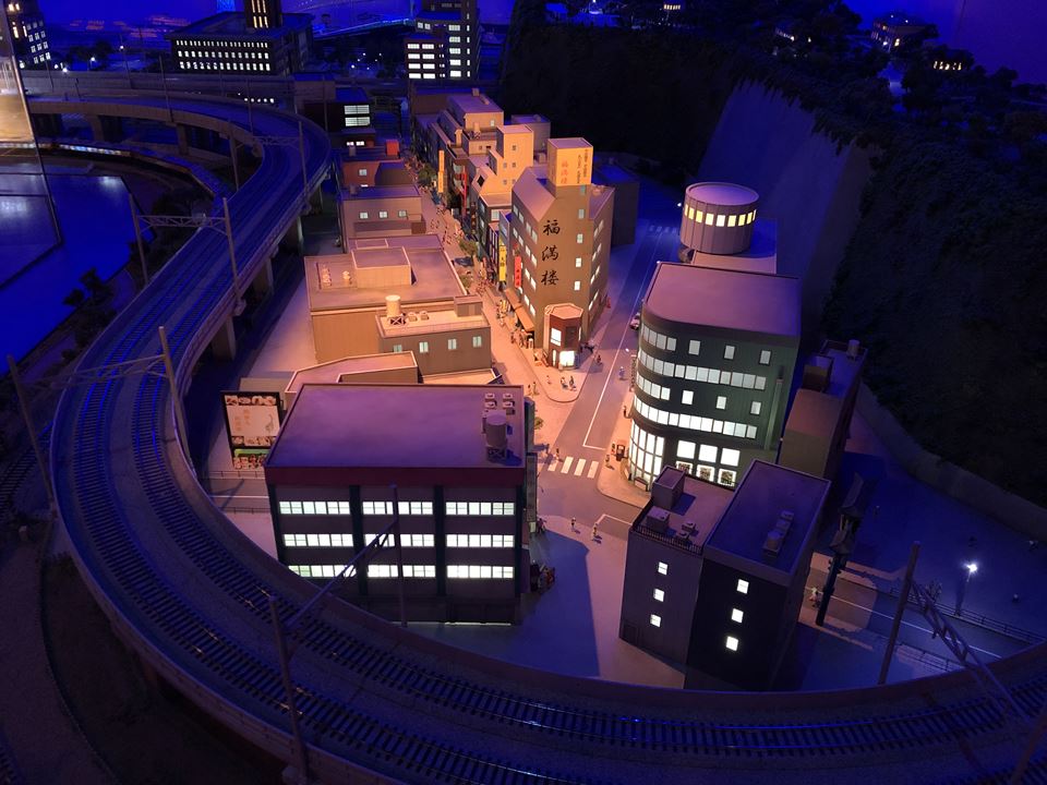 原鉄道模型博物館にある横浜ジオラマの写真