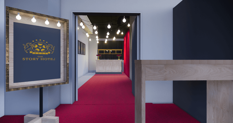 横浜駅東口にできるアソビル2階「THE STORY HOTEL」