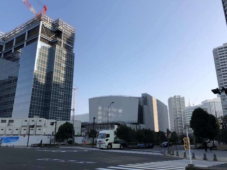 パシフィコ横浜ノースの建設工事写真