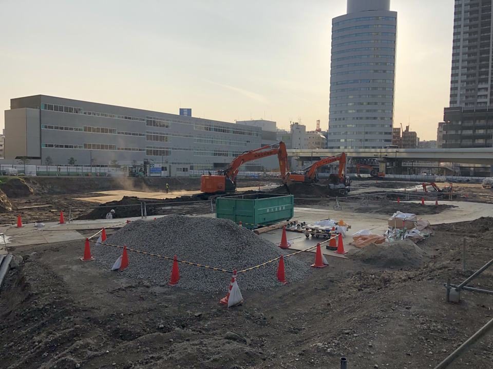 横濱ゲートタワープロジェクトの建設現場写真