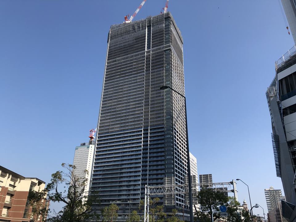 建設中のザ・タワー横浜北仲写真