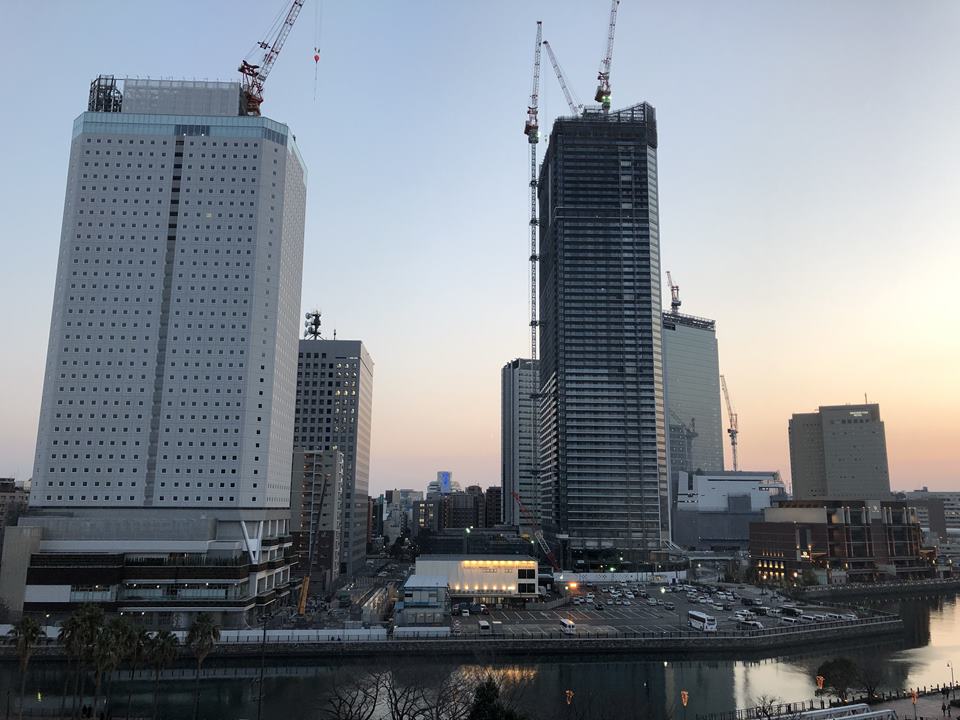 建設中のザ・タワー横浜北仲写真