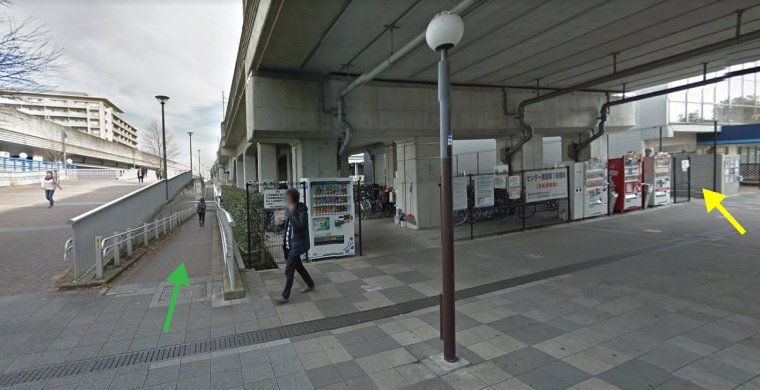 センター南駅からファンタジーキッズリゾート港北店へのアクセスマップ
