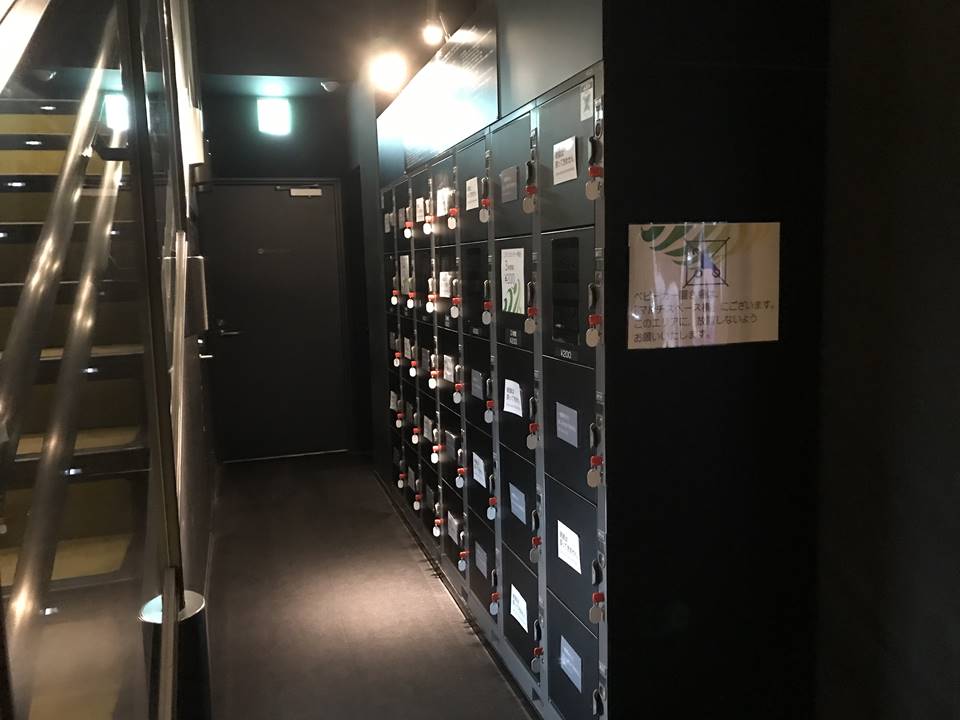 オービィ横浜の有料コインロッカー