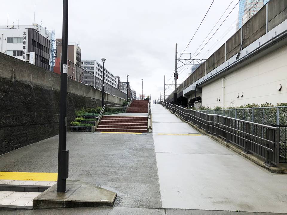 2019年7月16日から供用開始した東横線跡地の写真