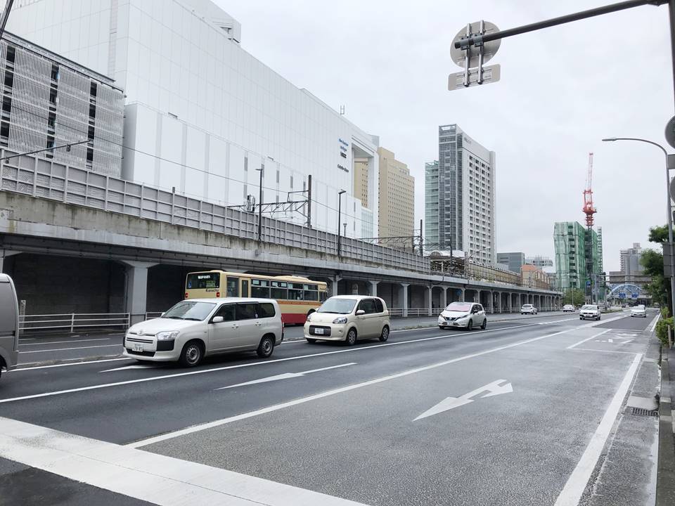 2019年7月16日から供用開始した東横線跡地の写真
