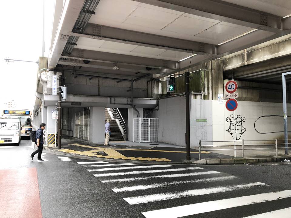 2019年7月16日から供用開始した東横線跡地の写真