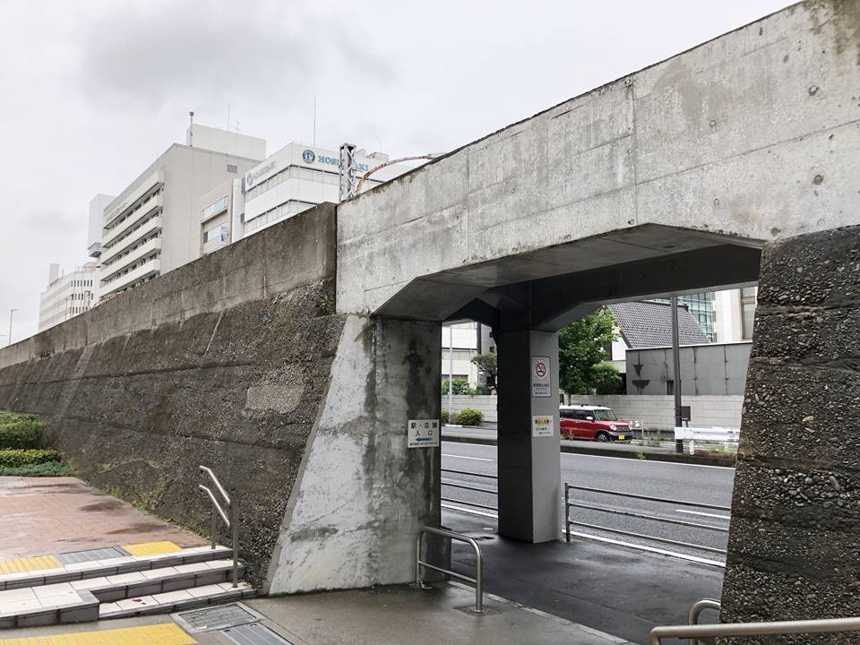 2019年7月16日から供用開始した東横線跡地の写真