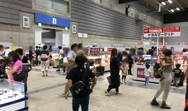 トミカ博 in YOKOHAMA 2019の「トミカマーケット」写真