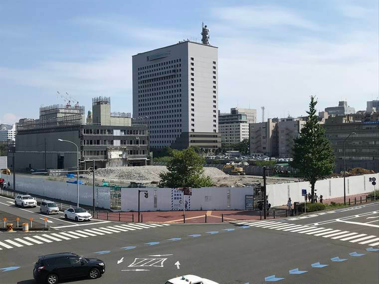 横浜地方合同庁舎整備等事業の様子