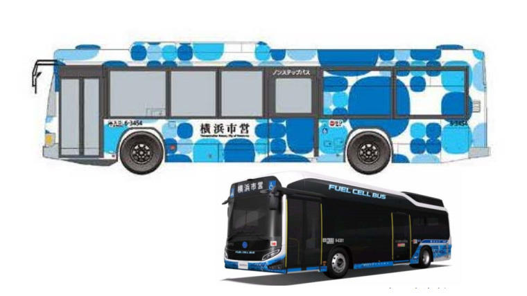 みなとみらいに新設される観光スポット周遊バス「ピアライン」のイメージ画像