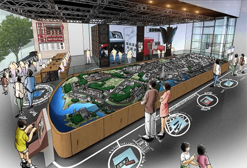 みなとみらいの京急グループ本社ビル1Fにできる「京急ミュージアム」の展示内容:京急ジオラマのイメージ写真