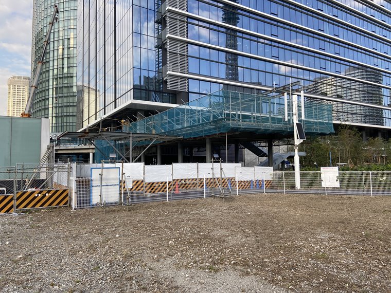 横浜グランゲートの建設工事写真