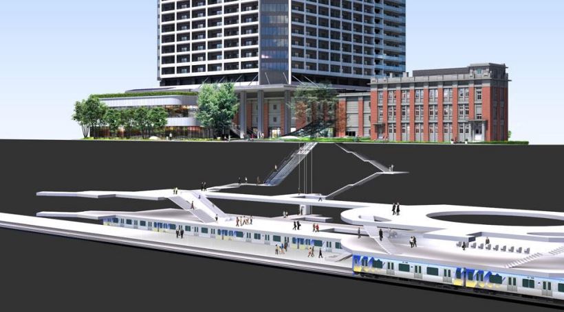 みなとみらい線馬車道駅接続イメージ