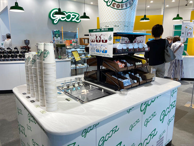 jr横浜タワーに出店したコンビニ「gooz（グーツ）」のコーヒー写真