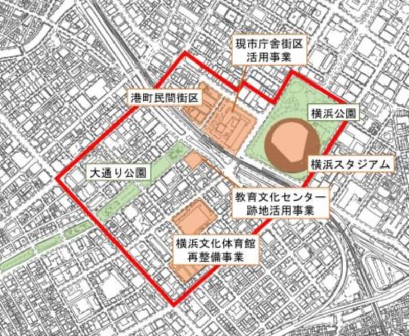 関内駅周辺地区エリアコンセプトプランのイメージ