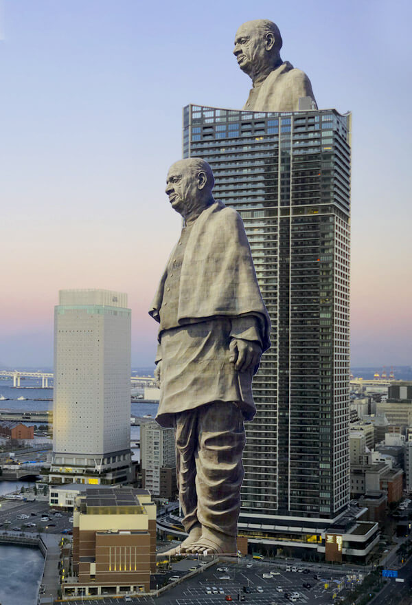 世界一高い「統一の像/Statue of Unity」のイメージ画像