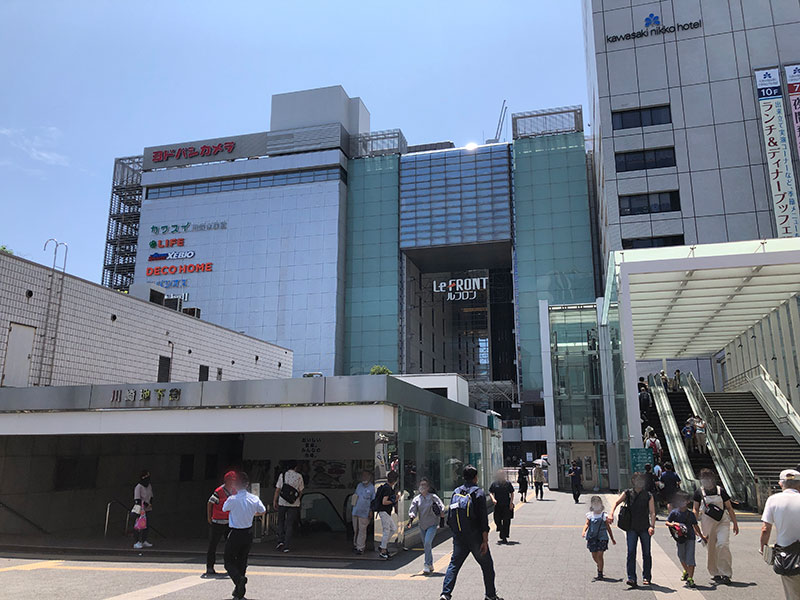 川崎駅東口の「川崎ルフロン」外観写真