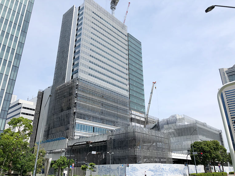 神奈川大学みなとみらいキャンパスの建設工事写真