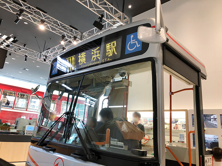 京急ミュージアムのバスネットワーク写真