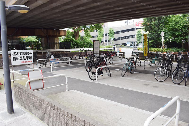 桜木町駅第4自転車駐車場の場所