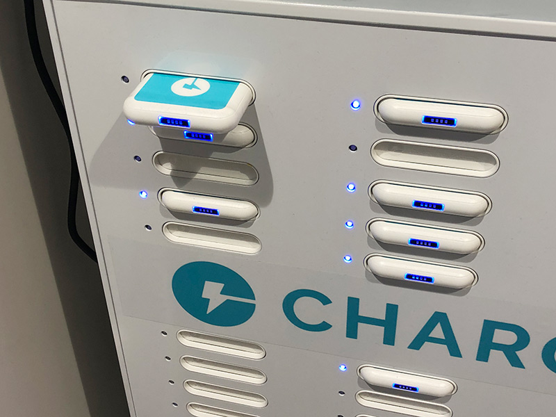 レンタル充電器の「ChargeSPOT（チャージスポット）」写真