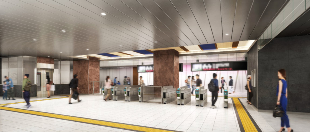 東急新横浜線の新駅「新綱島駅」のイメージ