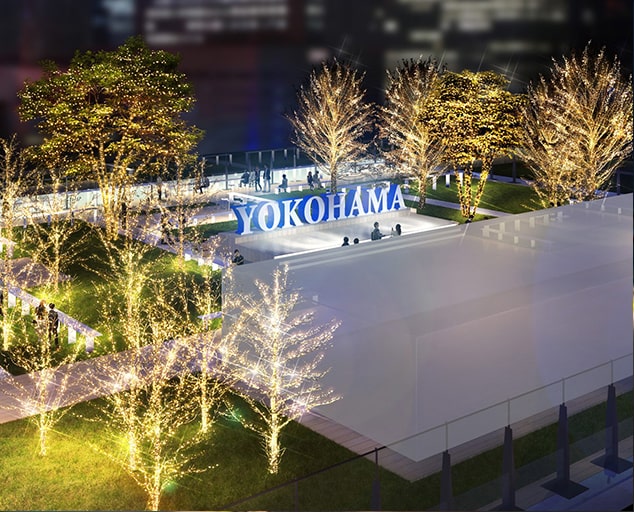 YOKOHAMA ART STATION project 2020のNEW! SKY（イルミネーション）