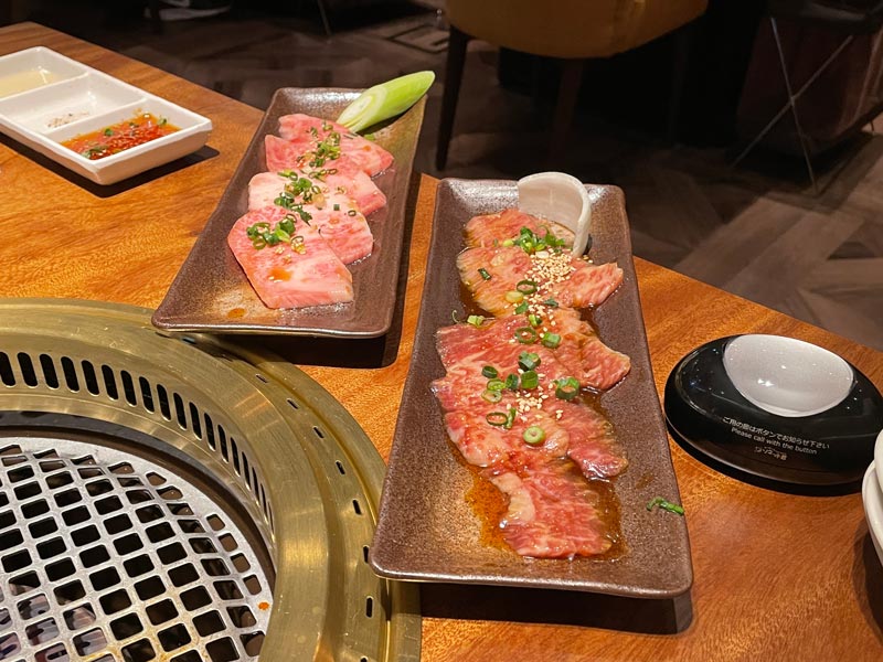 桜木町コレットマーレ7階レストランフロアにオープンした「大徳壽みなとみらい店」のお肉写真