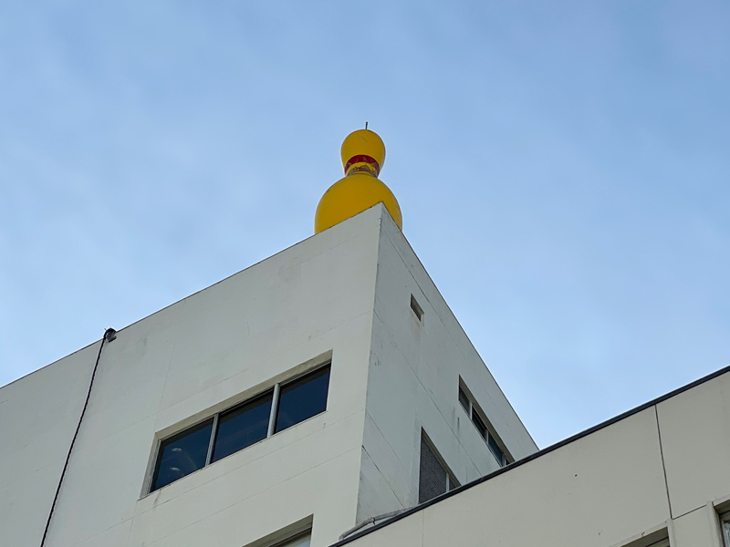 イセザキモールにあるボウリング場「横浜ヤングボウル」が入る日活会館の屋上写真