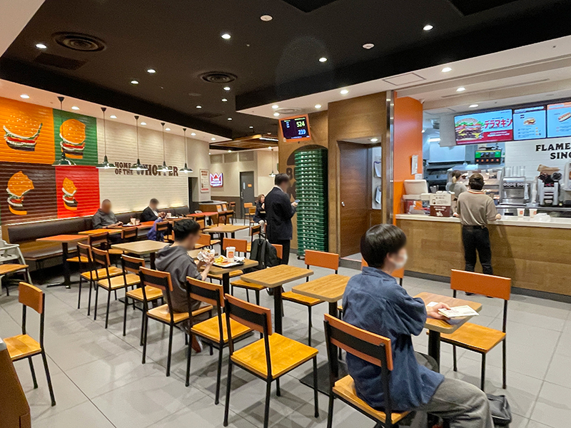 バーガーキングコレットマーレ店の写真