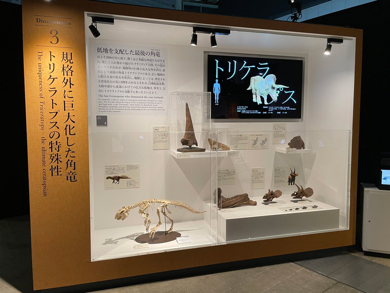 DinoScience 恐竜科学博 〜ララミディア大陸の恐竜物語〜 2021横浜展の様子