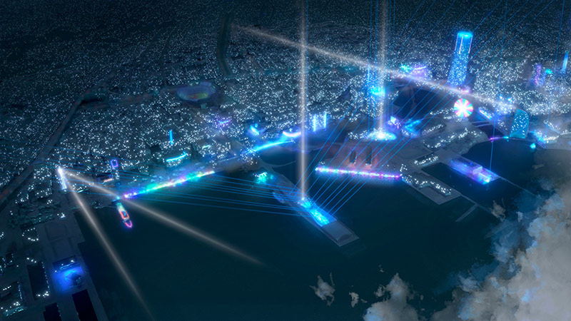 夜にあらわれる光の横浜〈ヨルノヨ2023〉イメージ画像