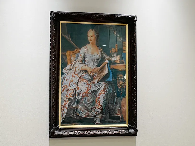 モーリス・カンタン・ド・ラ・トゥール《ポンパドゥール侯爵夫人の肖像》1755年