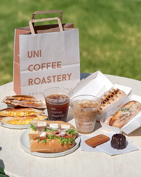 UNI COFFEE ROASTERY パシフィコ横浜ノース限定のパークコーヒーセット