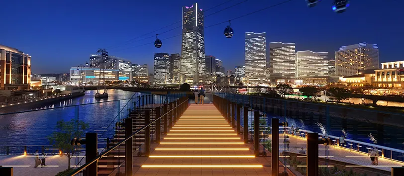 「ハーバーステージ横浜北仲（HARBOR STAGE YOKOHAMA KITANAKA）」の完成CGパース