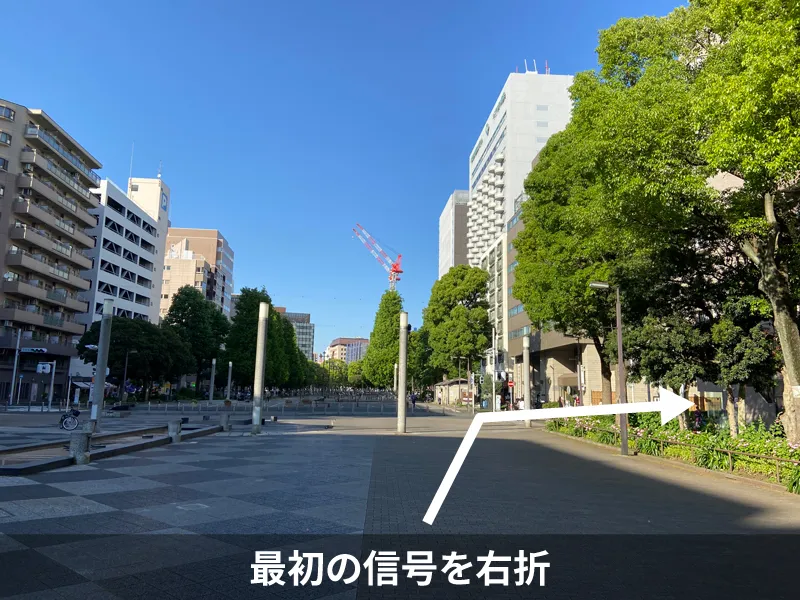横浜市営地下鉄ブルーライン伊勢佐木長者町駅から横浜BUNTAIへのアクセス
