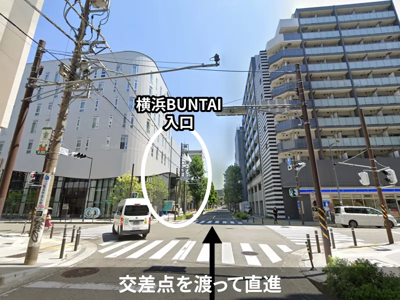 横浜市営地下鉄ブルーライン伊勢佐木長者町駅から横浜BUNTAIへのアクセス