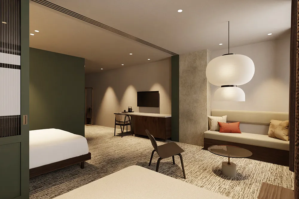 「TRAN.SCENDER® HÔTEL Yokohama（トランセンダーホテル横浜）」の客室写真