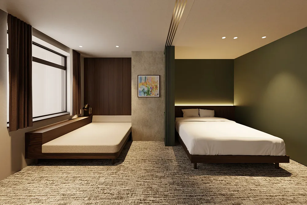 「TRAN.SCENDER® HÔTEL Yokohama（トランセンダーホテル横浜）」の客室写真
