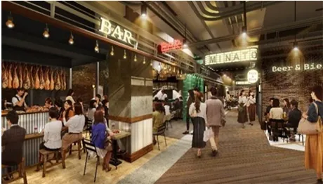 スタジアム横バル街のイメージ画像