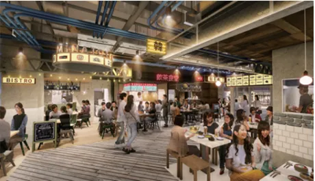 「スタジアム横バル街」イメージ